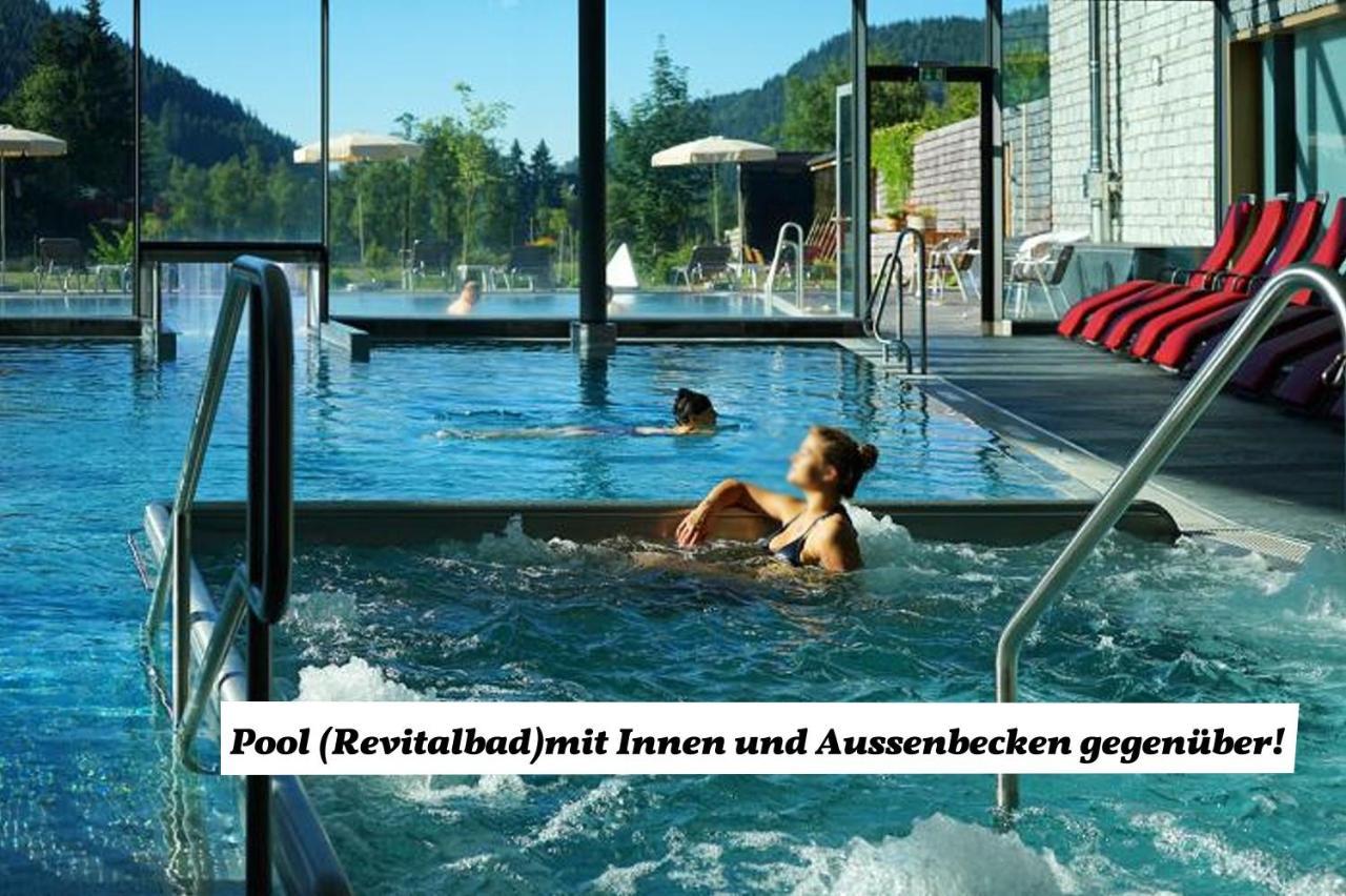 C3 Albmatte-Fewo Sauna, Hallenbad Aussenbecken Massagen Nebenan ซังคท์บลาเซียน ภายนอก รูปภาพ
